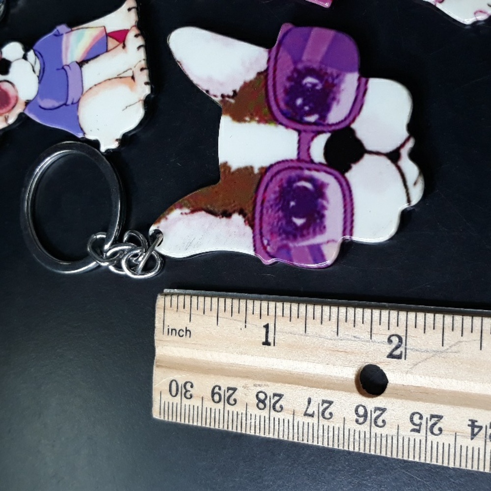 4 Adorable Dog Keychains NEW - Picture 7 of 10